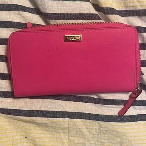 Pink Kate spade wallet